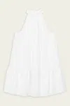 Staud Mini Marlowe Dress In White