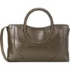 Staud Mini Maude Leather Satchel In Brown