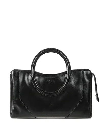 Staud Mini Maude Tote Bag In Black