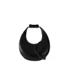Staud Mini Moon Bag - Leather - Black In Black