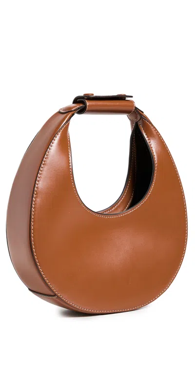 Staud Mini Moon Bag Tan In Brown