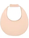 Staud Mini Moon Crescent Bag In White