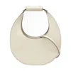 Staud Mini Moon Crossbody - Cream - Leather In Multi