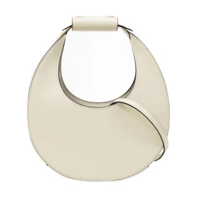 Staud Mini Moon Crossbody In Beige