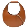 Staud Moon Leather Shoulder Bag In Brown
