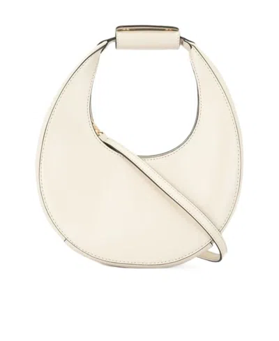Staud Mini Moon Shoulder Bag In Nude
