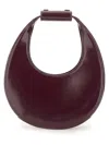 Staud Mini Moon Shoulder Bag In Red