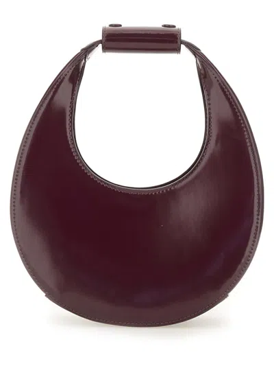 Staud Mini Moon Shoulder Bag In Red