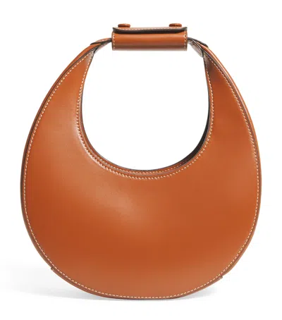 Staud Mini Moon Top-handle Bag In Brown