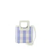 Staud Mini Shirley Bag - Leather - Blue In Blue