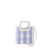 Staud Mini Shirley Tote Bag In Blue