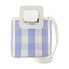 Staud Mini Shirley Tote Bag In Blue
