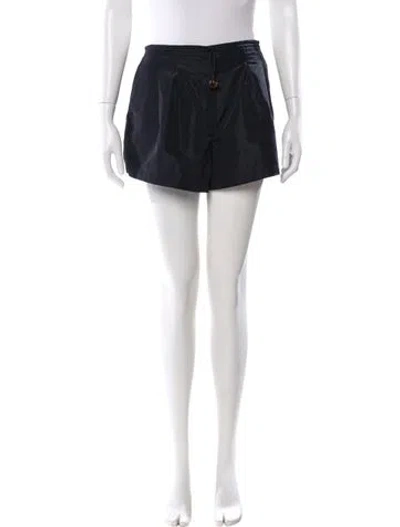 Pre-owned Staud Mini Shorts In Black