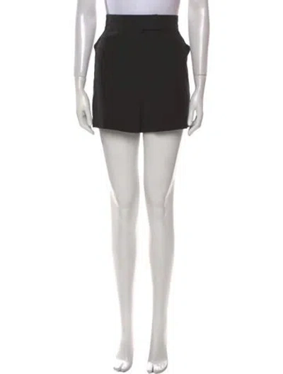 Pre-owned Staud Mini Shorts In Black