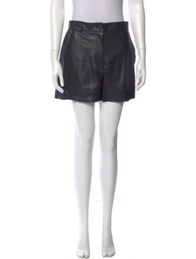 Pre-owned Staud Mini Shorts In Black