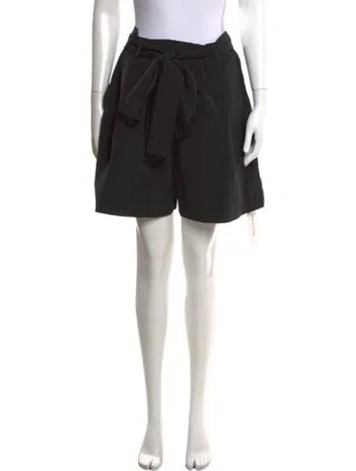 Pre-owned Staud Mini Shorts In Black