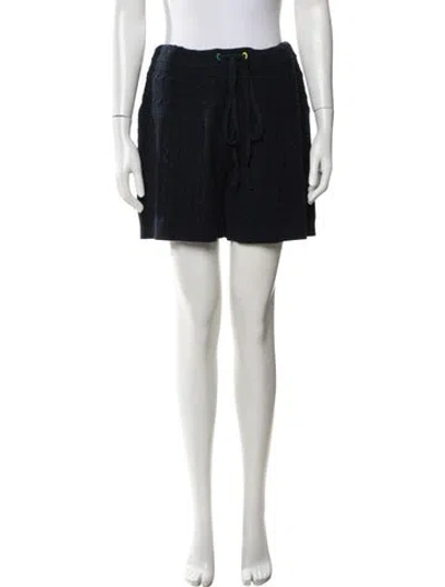 Pre-owned Staud Mini Shorts In Black