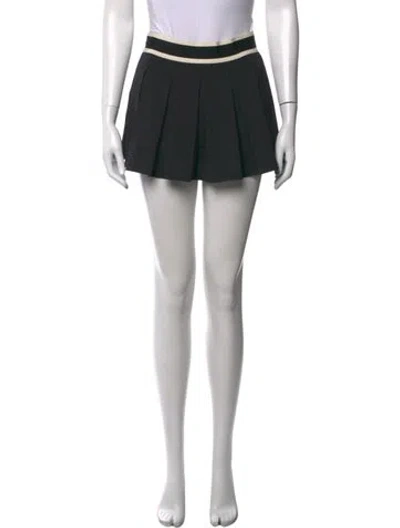 Pre-owned Staud Mini Shorts In Black