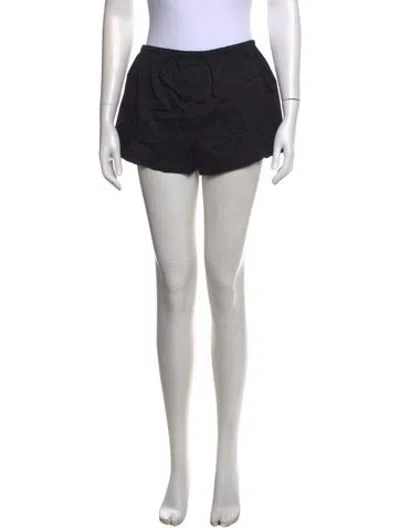 Pre-owned Staud Mini Shorts In Black