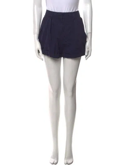 Pre-owned Staud Mini Shorts In Blue