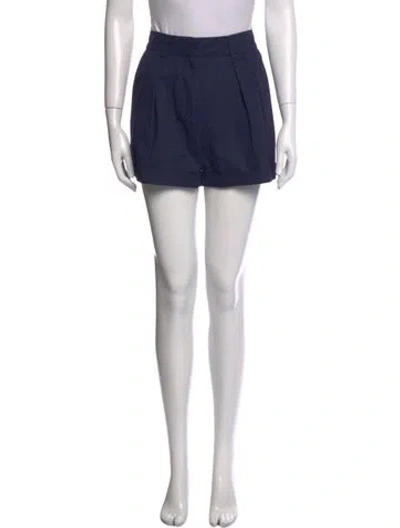 Pre-owned Staud Mini Shorts In Blue