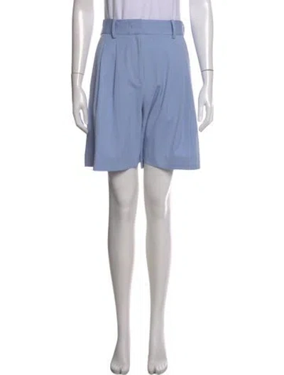Pre-owned Staud Mini Shorts In Blue