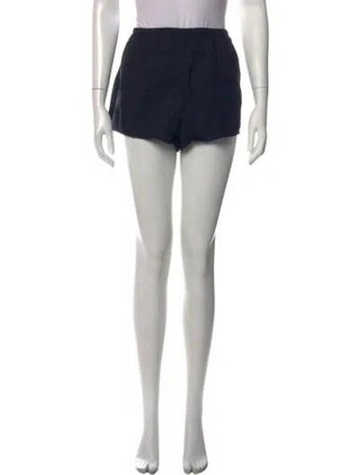 Pre-owned Staud Mini Shorts In Blue