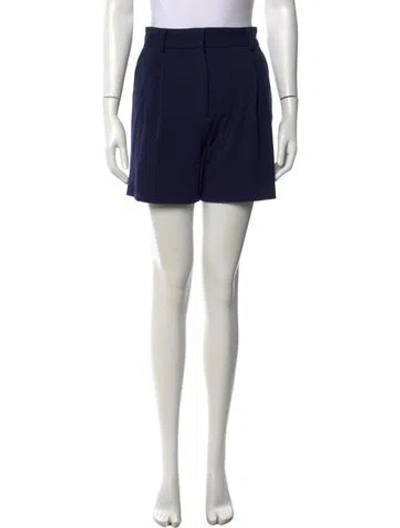 Pre-owned Staud Mini Shorts In Blue