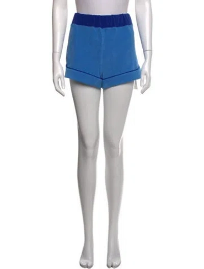 Pre-owned Staud Mini Shorts In Blue