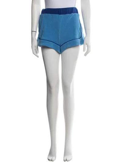 Pre-owned Staud Mini Shorts In Blue