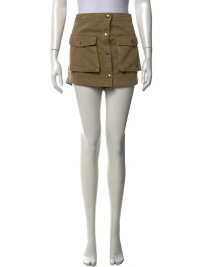 Pre-owned Staud Mini Shorts In Brown