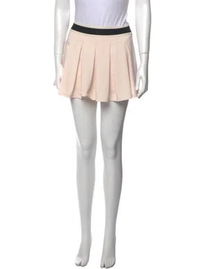 Pre-owned Staud Mini Shorts In Neutral