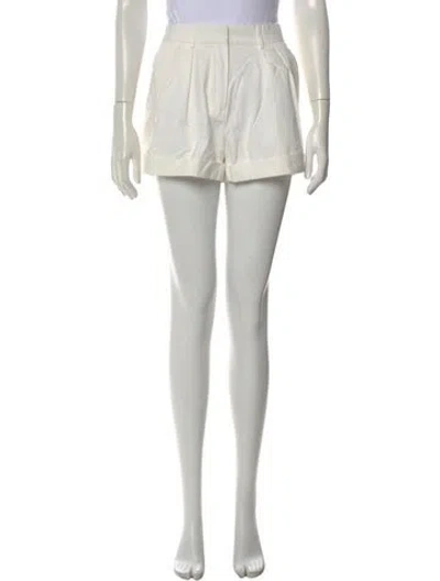 Pre-owned Staud Mini Shorts In Neutral