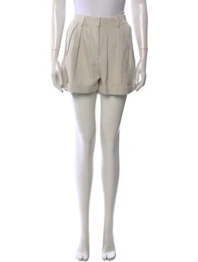 Pre-owned Staud Mini Shorts In Neutral