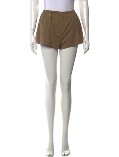 Pre-owned Staud Mini Shorts In Neutrals