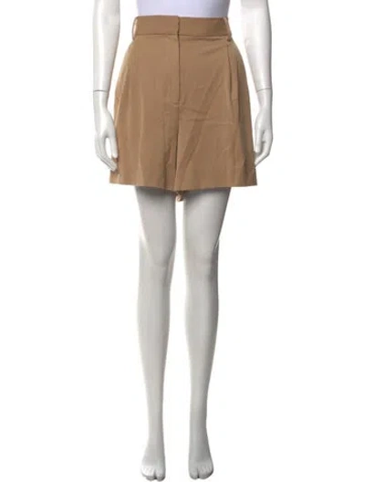 Pre-owned Staud Mini Shorts In Neutrals