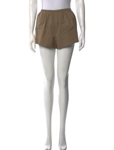 Pre-owned Staud Mini Shorts In Neutrals