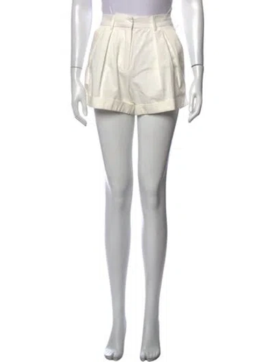 Pre-owned Staud Mini Shorts In Neutrals