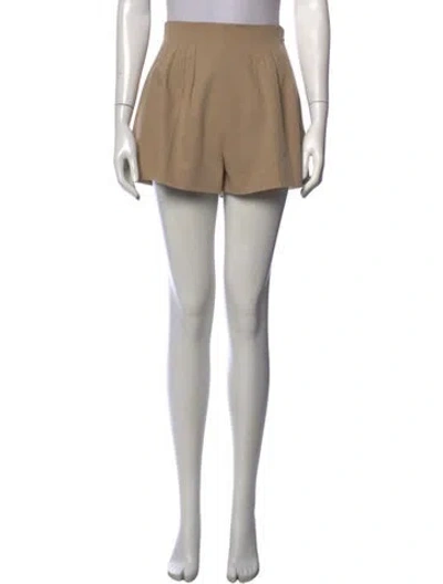 Pre-owned Staud Mini Shorts In Neutrals