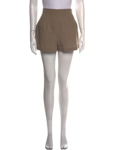 Pre-owned Staud Mini Shorts In Neutrals