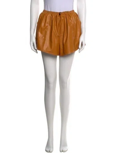 Pre-owned Staud Mini Shorts In Orange
