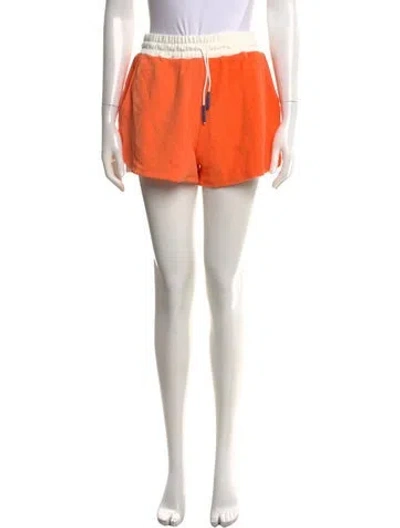 Pre-owned Staud Mini Shorts In Orange