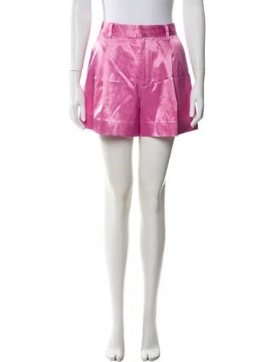 Pre-owned Staud Mini Shorts In Pink