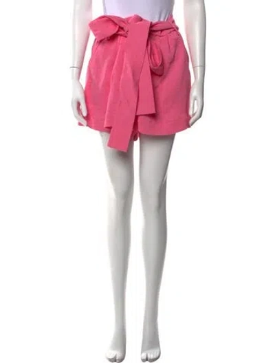 Pre-owned Staud Mini Shorts In Pink