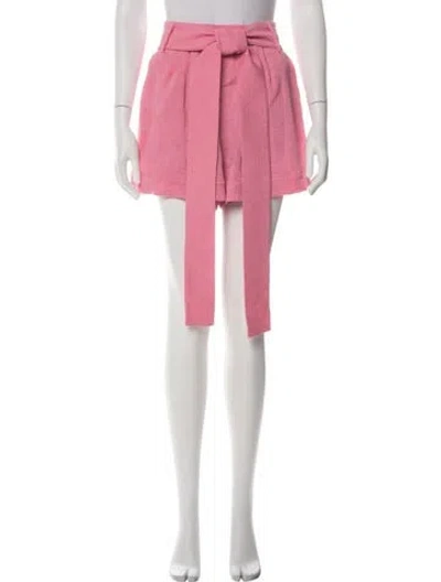 Pre-owned Staud Mini Shorts In Pink