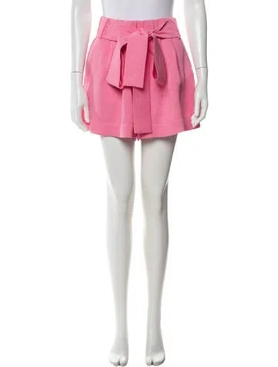 Pre-owned Staud Mini Shorts In Pink