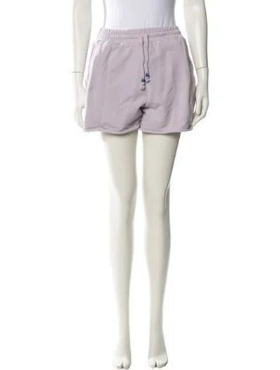 Pre-owned Staud Mini Shorts In Purple