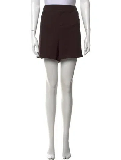 Pre-owned Staud Mini Shorts W/ Tags In Brown