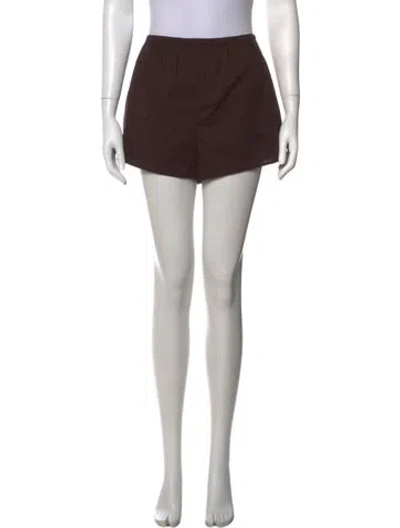 Pre-owned Staud Mini Shorts W/ Tags In Brown