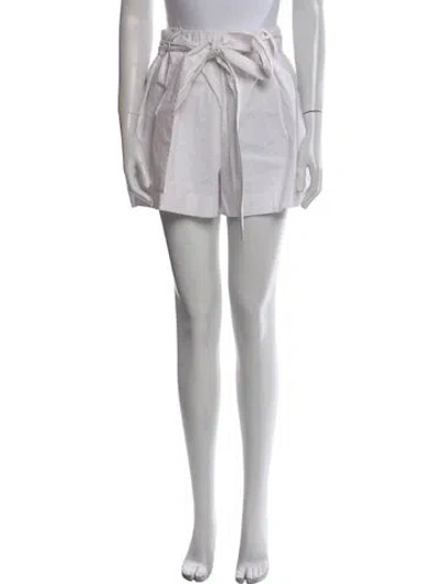 Pre-owned Staud Mini Shorts In White